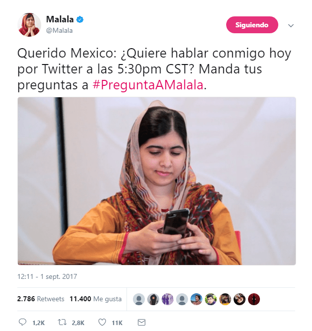 Claroscuros en la visita de Malala a&nbsp;México